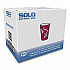 Paper Hot Drink Cups in Bistro Design, 10 oz, Maroon, 300/Carton (OF10BI0041)