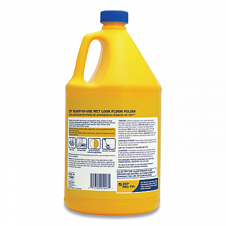 Wet Look Floor Polish, 1 gal Bottle (ZUWLFF128EA)