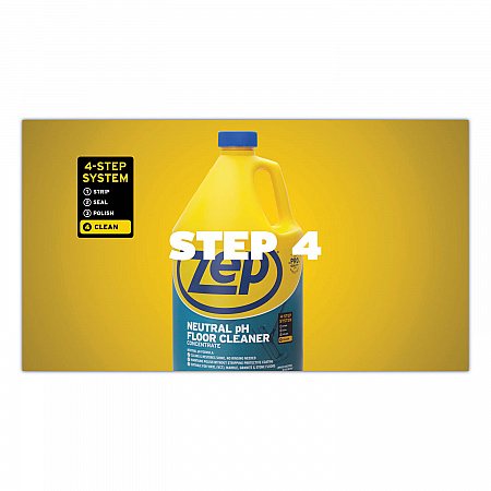 Neutral Floor Cleaner, Fresh Scent, 1 gal Bottle (ZUNEUT128EA)