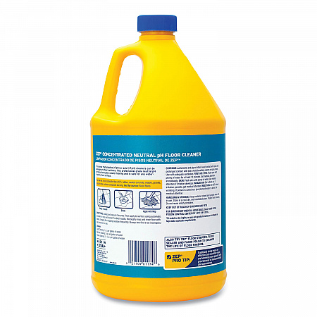 Neutral Floor Cleaner, Fresh Scent, 1 gal, 4/Carton (ZUNEUT128CT)