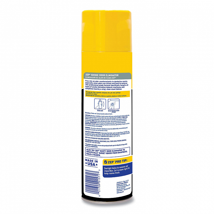 Smoke Odor Eliminator, Fresh Scent, 16 oz, Spray Can (ZUSOE16)