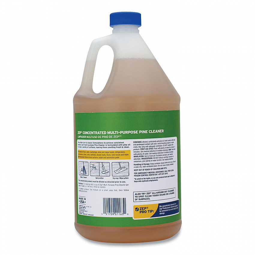 Pine Multi-Purpose Cleaner, Pine Scent, 1 gal, 4/Carton (ZUMPP128CT)