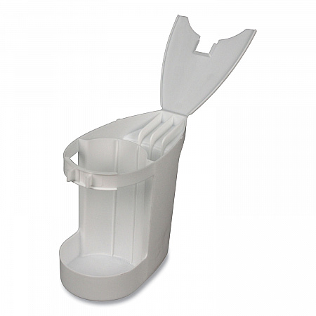 Super Toilet Bowl Caddy, Plastic, White (100EA)