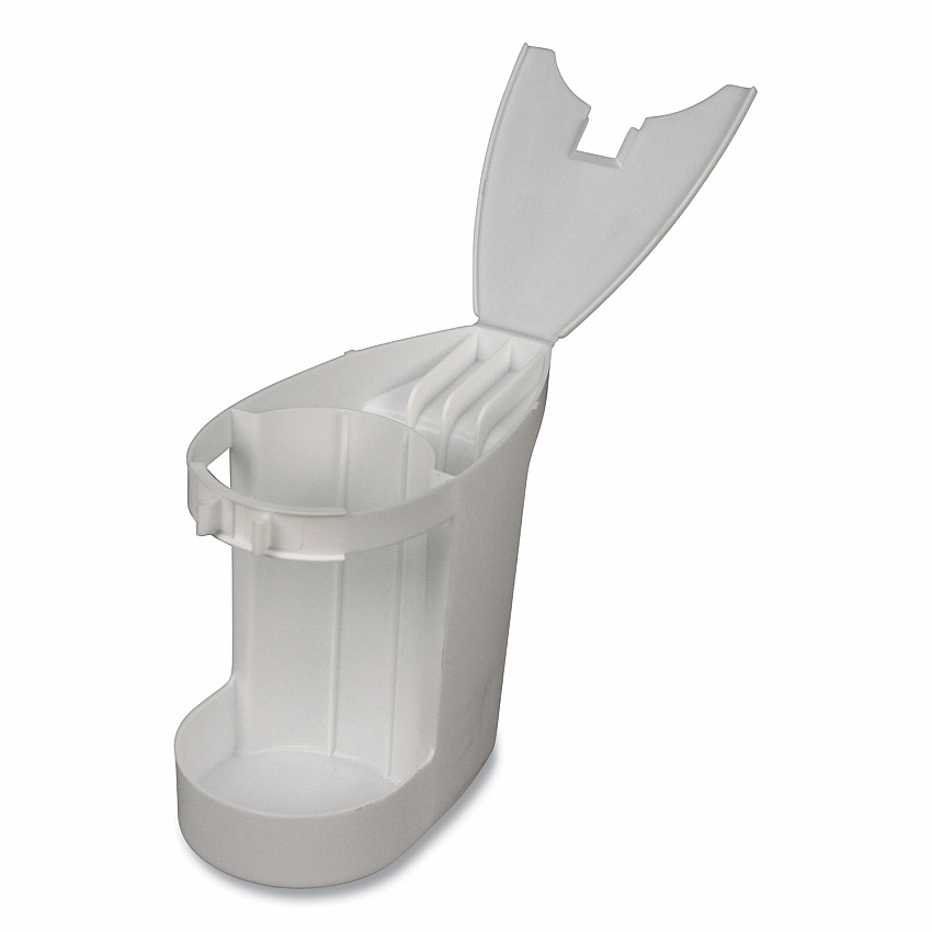 Super Toilet Bowl Caddy, Plastic, White (100EA)