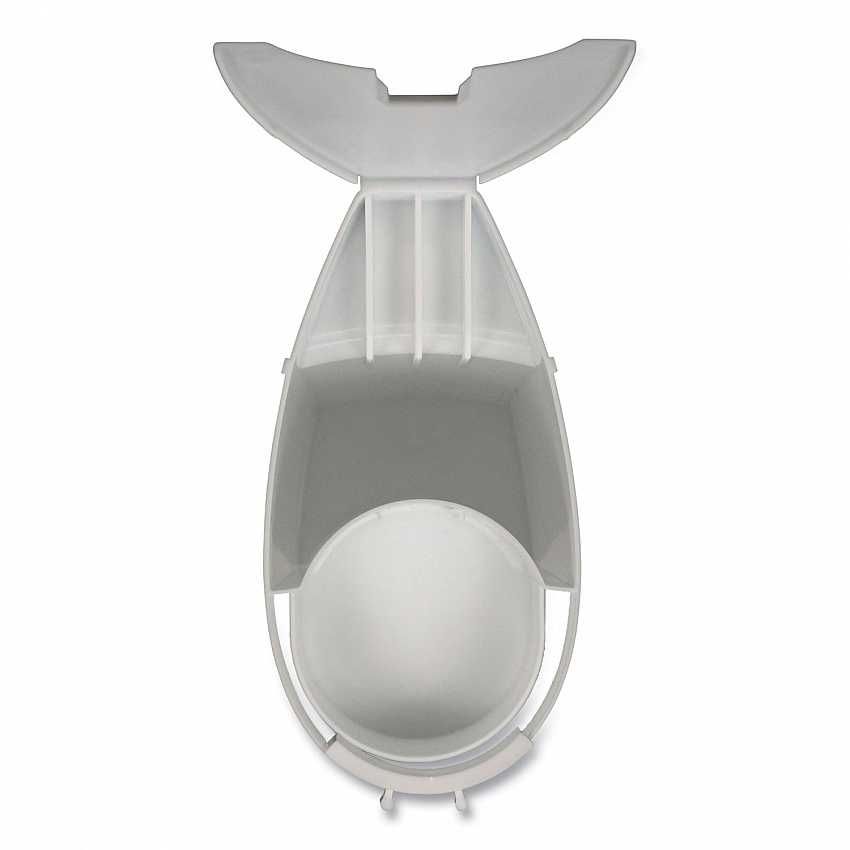 Super Toilet Bowl Caddy, Plastic, White (100EA)