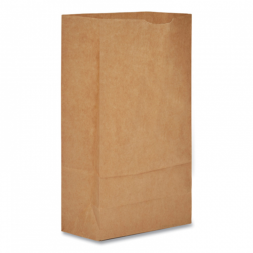 Grocery Paper Bags, 6# Size, 35# Basis Weight, 5.88" x 3.63" x 11", Kraft, 500/Bundle (GK6500)