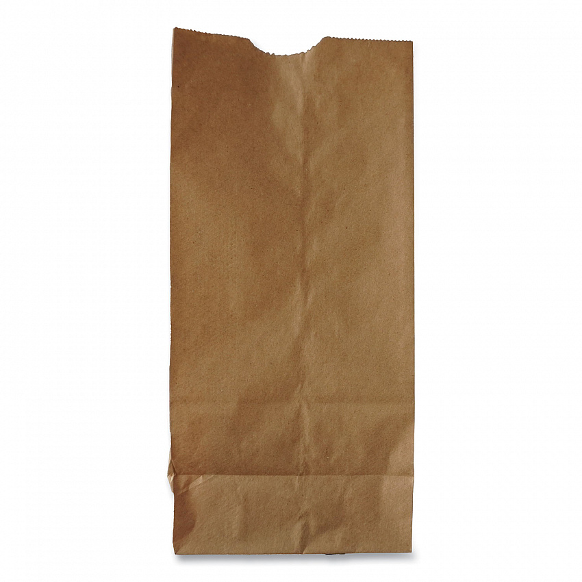 Grocery Paper Bags, 6# Size, 35# Basis Weight, 5.88" x 3.63" x 11", Kraft, 500/Bundle (GK6500)