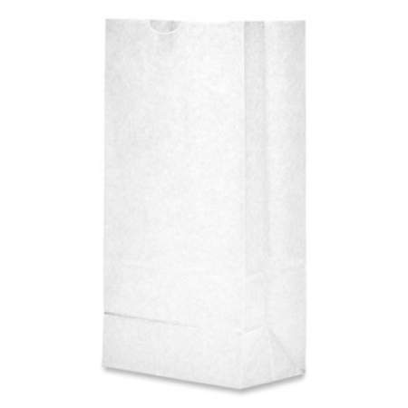 General Grocery Paper Bags, 35 lbs Capacity, #8, 6.13"w x 4.17"d x 12.44"h, White, 500 Bags (GW8500)