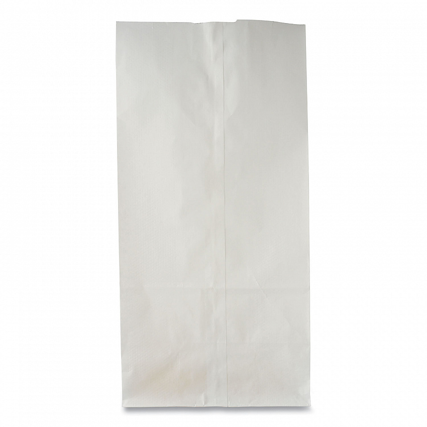Grocery Paper Bags, 8# Size, 35# Basis Weight, 6" x 3.88" x 12.5", White, 500/Bundle (GW8500)