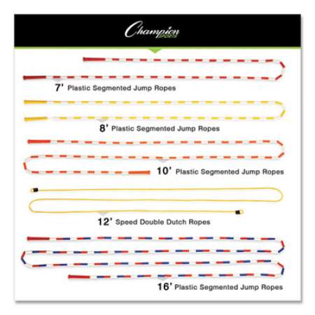 Champion Sports Physical Education Kit with 7 Balls, 14 Jump Ropes, Assorted Colors (UPGSET2)