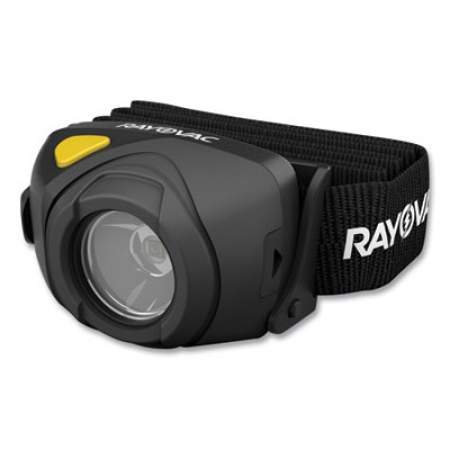 Rayovac Virtually Indestructible LED Headlight, 3 AAA Batteries (Included), 30 m Projection, Black (DIYHL3AAABTA)