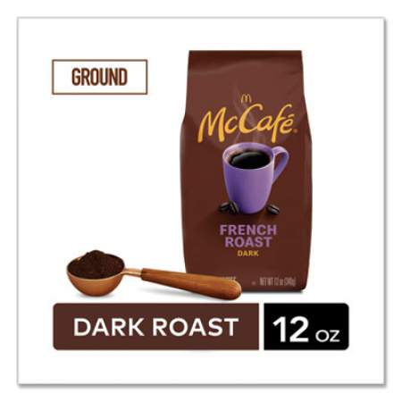 McCafe Ground Coffee, French Roast, 12 oz Bag (5532EA)