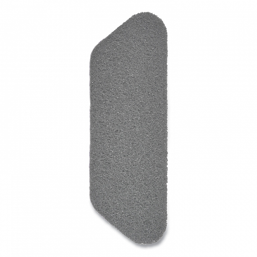 Twister Floor Pad, Crystal Shield, 17" Diameter, Gray, 2/Carton (D5934363)