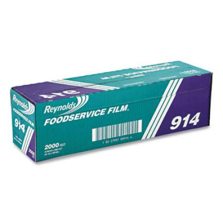Reynolds PVC Film Roll with Cutter Box, 18" x 2,000 ft, Clear (914)