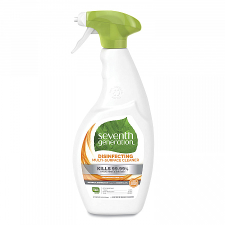 Botanical Disinfecting Multi-Surface Cleaner, Lemongrass Citrus Scent, 26 oz Spray Bottle, 8/Carton (22810CT)