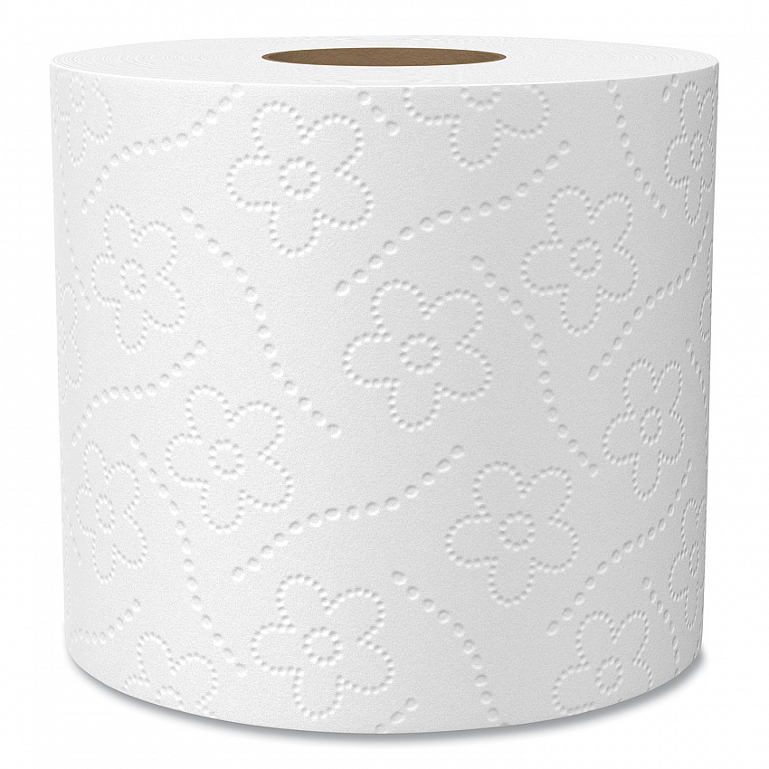 100% Recycled Bathroom Tissue, Septic Safe, 2-Ply, White, 240 Sheets/Roll, 24 Rolls/Pack (13738)