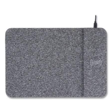 Allsop Powertrack Wireless Charging Mouse Pad, 13 x 8.75 x 0.25, Gray (32192)