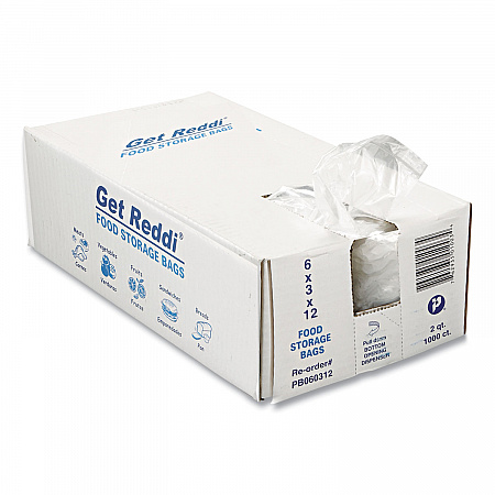 Food Bags, 64 oz, 6