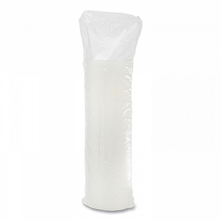 Plastic Lids, Straw-Slot Lid, Fits 12 oz to 24 oz Hot/Cold Foam Cups, Translucent, 100/Pack, 10 Packs/Carton (16SL)