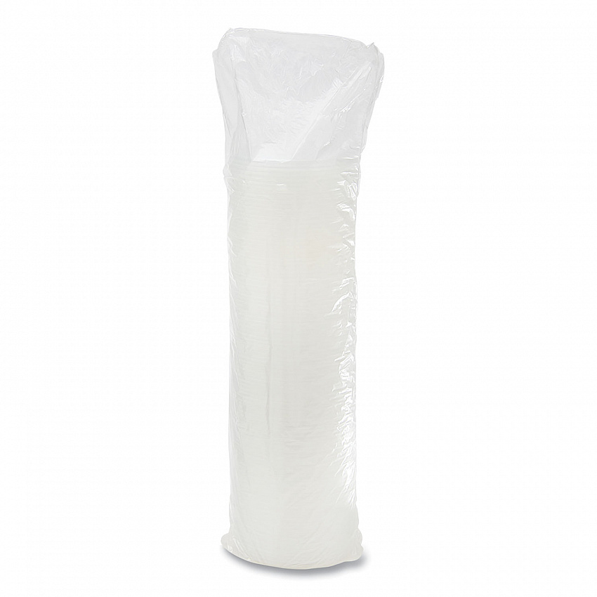 Plastic Lids, Straw-Slot Lid, Fits 12 oz to 24 oz Hot/Cold Foam Cups, Translucent, 100/Pack, 10 Packs/Carton (16SL)