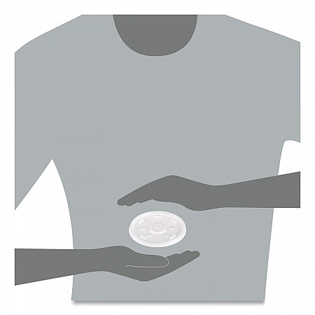 Plastic Lids, Straw-Slot Lid, Fits 12 oz to 24 oz Hot/Cold Foam Cups, Translucent, 100/Pack, 10 Packs/Carton (16SL)