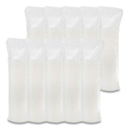 Dart Plastic Lids, For 16oz Hot/cold Foam Cups, Straw-Slot Lid, White, 1000/carton (16SLCT)