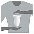 Foam Drink Cups, 32 oz., White, 25/Bag, 20 Bags/Carton (32TJ32)