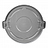BRUTE Self-Draining Flat Top Lid, for 32 gal Round BRUTE Containers, 22.25