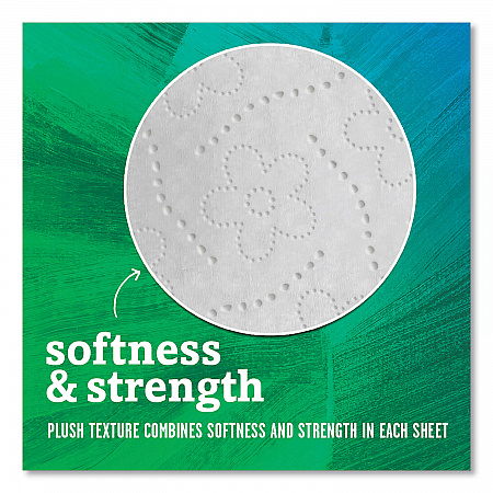 100% Recycled Bathroom Tissue,  Individually Wrapped Rolls, Septic Safe, 2-Ply, White, 500 Sheets/Roll, 60 Rolls/Carton (137038)
