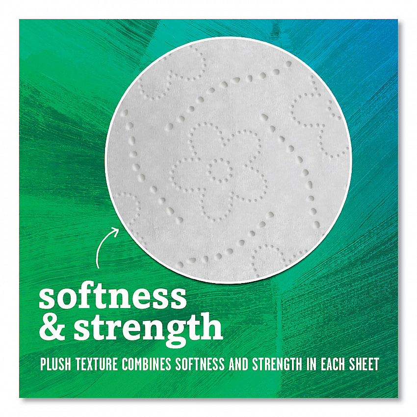 100% Recycled Bathroom Tissue,  Individually Wrapped Rolls, Septic Safe, 2-Ply, White, 500 Sheets/Roll, 60 Rolls/Carton (137038)