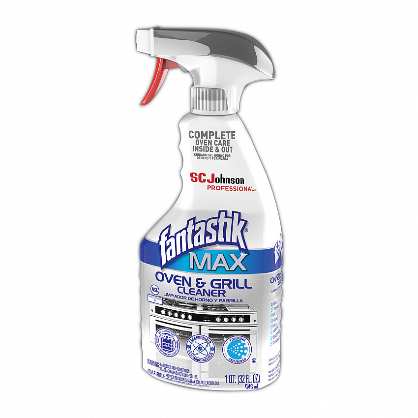 MAX Oven and Grill Cleaner, 32 oz Bottle, 8/Carton (323562CT)
