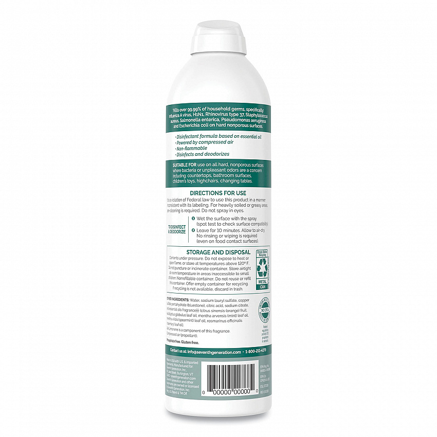 Disinfectant Sprays, Eucalyptus/Spearmint/Thyme Scent, 13.9 oz, Spray Bottle (22981EA)
