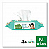 Free and Clear Baby Wipes, 7 x 7, Refill, Unscented, White, 256/Pack, 3 Packs/Carton (34219CT)