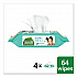 Free and Clear Baby Wipes, Refill, 7 x 7, Unscented, White, 256/Pack (34219)