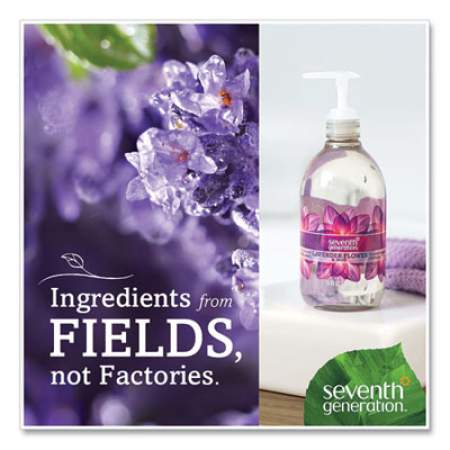 Seventh Generation Natural Hand Wash, Lavender Flower and Mint, 12 oz Pump Bottle (22926)