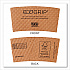 EcoGrip Recycled Content Hot Cup Sleeve, Fits 12, 16, 20, 24 oz Cups, Kraft, 1,300/Carton (EG2000)