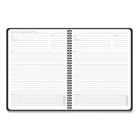 AT-A-GLANCE Contemporary Lite Weekly/Monthly Planner, 11 x 8.25, Black Cover, 12-Month (Jan to Dec): 2022 (7095XL05)