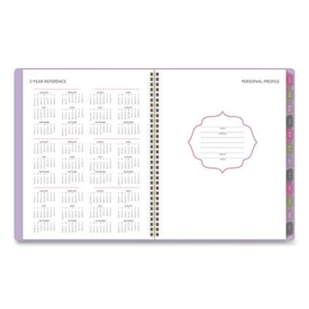 AT-A-GLANCE Badge Wave Weekly/Monthly Planner, Badge Wave Artwork, 11 x 8.5, Lavender Cover, 13-Month (Jan to Jan): 2022 to 2023 (1565W905)