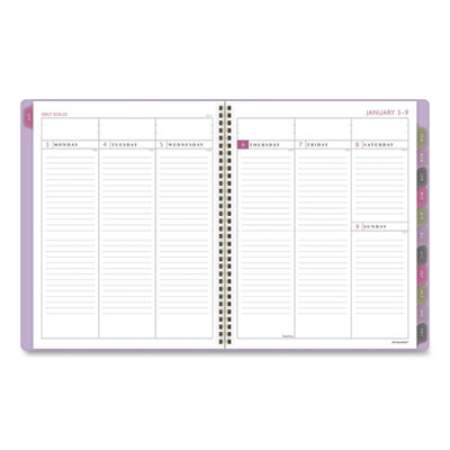 AT-A-GLANCE Badge Wave Weekly/Monthly Planner, Badge Wave Artwork, 11 x 8.5, Lavender Cover, 13-Month (Jan to Jan): 2022 to 2023 (1565W905)