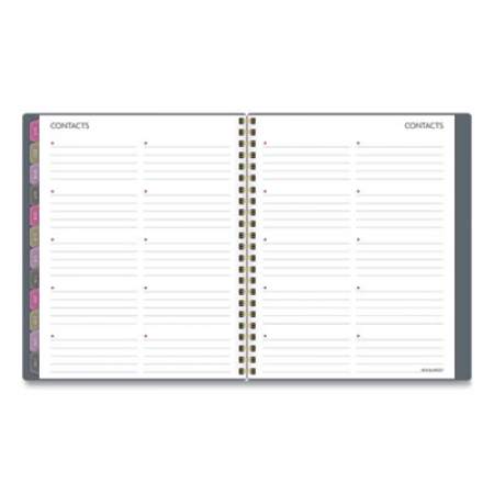 AT-A-GLANCE Badge Medallion Weekly/Monthly Planner, Badge Medallion Artwork, 8.5 x 5.5, Gray/Gold Cover, 13-Month (Jan-Jan): 2022-2023 (1565M805)