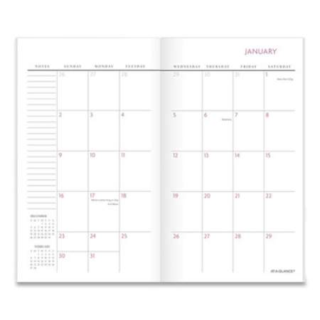 AT-A-GLANCE Badge Floral Monthly Planner, Badge Floral Artwork, 6 x 3.5, Multicolor Cover, 24-Month (Jan to Dec): 2022 to 2023 (1565F021)
