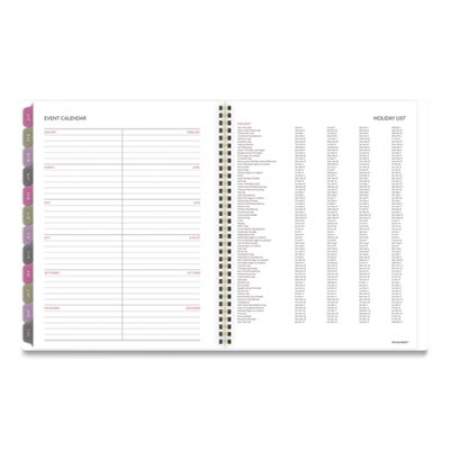 AT-A-GLANCE Badge Floral Weekly/Monthly Planner, Badge Floral Artwork, 11 x 8.5, Multicolor Cover, 13-Month (Jan to Jan): 2022 to 2023 (1565F905)