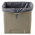 Untouchable Square Waste Receptacle, 23 gal, Plastic, Beige (356988BG)