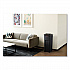 Untouchable Square Waste Receptacle, 23 gal, Plastic, Black (356988BK)