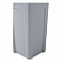 Untouchable Square Waste Receptacle, 23 gal, Plastic, Gray (356988GY)
