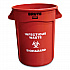 Vented Round Brute Container, 