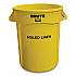 Vented Round Brute Container, 