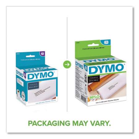DYMO LabelWriter Address Labels, 1.12" x 3.5", White, 260 Labels/Roll, 2 Rolls/Pack (30320)