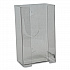 Clear Plexiglas Disposable Glove Dispenser, 1-Box, Plexiglas, Clear, 5.5 x 3.75 x 10 (G0803)