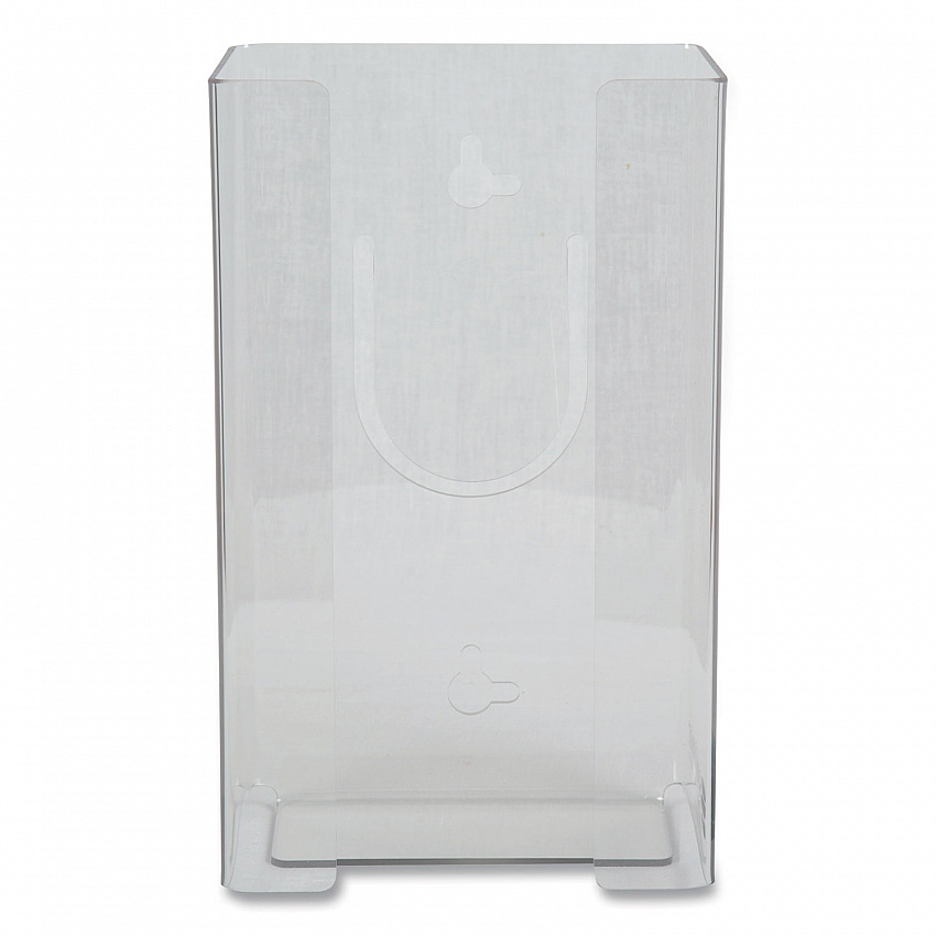 Clear Plexiglas Disposable Glove Dispenser, 1-Box, Plexiglas, Clear, 5.5 x 3.75 x 10 (G0803)